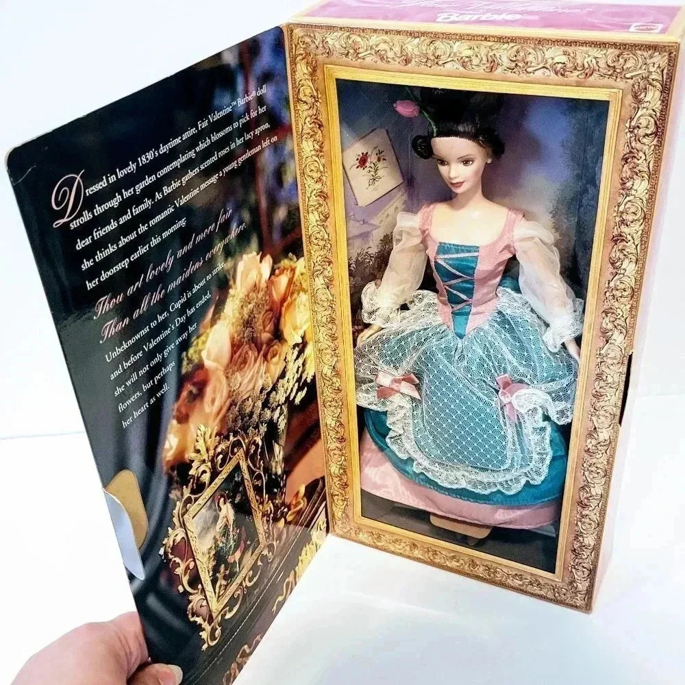 1997 Hallmark Fair Valentine Barbie Doll NWT